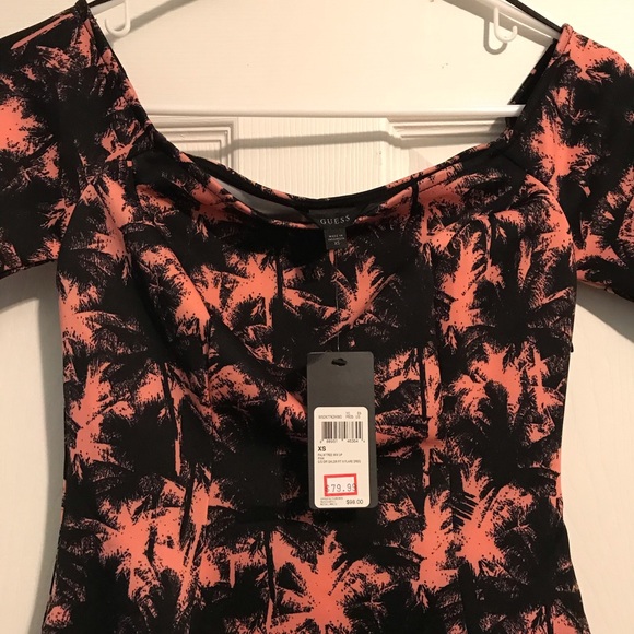 Palm tree printed dress - Picture 2 of 2